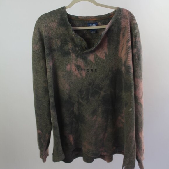 High Sierra Tops - Vintage High Sierra Women's Long Sleeve Top Tie-Dye Size XXL